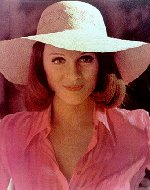 Valerie in a straw hat (color)
